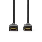 Nedis Ultra High Speed ​​HDMI ™ kabel | HDMI™ Stik | HDMI™ Stik | 8K@60Hz | 48 Gbps | 5.00 m | Runde | 8.3 mm | Sort | Label