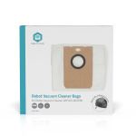 Nedis Støvsugerpose | 5 stk. | Syntetisk | Mest solgt for: Nedis® WIFIVCL002CBK | Hvid