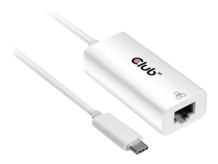 Club 3D Netværksadapter USB-C 3.2 Gen 1 1Gbps Kabling