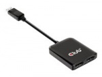 Club 3D Videoadapter DisplayPort / HDMI 20cm Sort