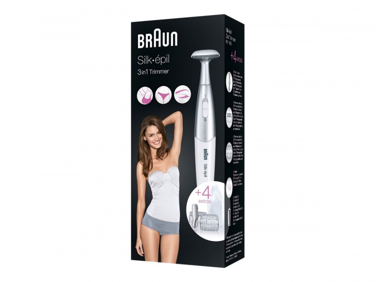 Braun Hvid Bikinilinie-trimmer FG 1100