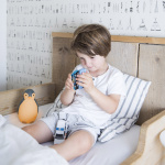 Zazu Pam søvnrytme musik natlampe, pingvin, grå