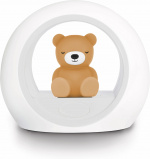 Zazu Billy måne-natlys, bjørn, grå