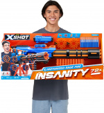 X-Shot Insanity-Motorized Age Fire Gatlin Gun med stativ - skumgummipistol