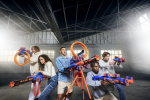 X-Shot Insanity-Motorized Age Fire Gatlin Gun med stativ - skumgummipistol