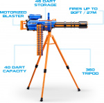 X-Shot Insanity-Motorized Age Fire Gatlin Gun med stativ - skumgummipistol