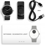 Withings Scanwatch Light smartwatch, 37 mm, sort