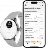 Withings Scanwatch Light smartwatch, 37 mm, hvid/grå