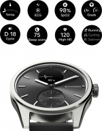 Withings Scanwatch 2 smartwatch, 42 mm, sort