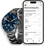 Withings Scanwatch Nova smartwatch, 42 mm, blå
