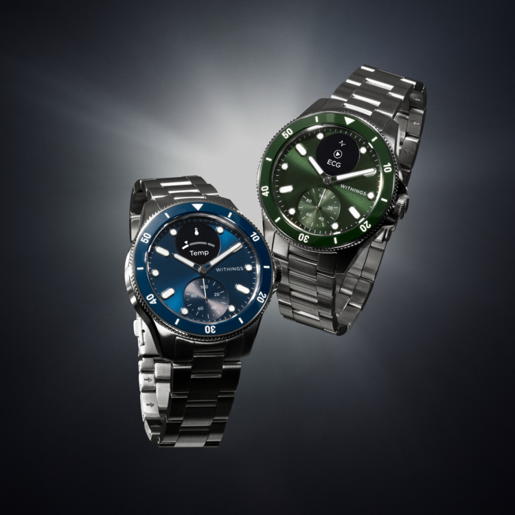 Withings Scanwatch Nova smartwatch, 42 mm, grøn