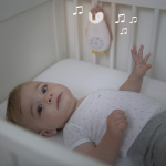 Zazu Zoe højttaler natlampe, pingvin, grå