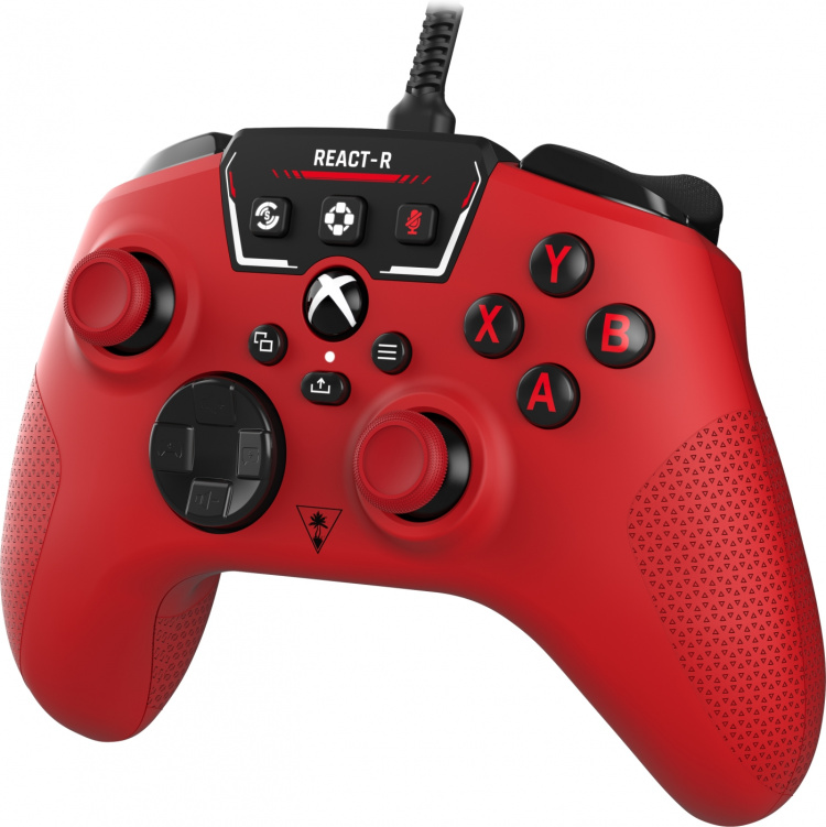 Turtle Beach React-R kablet spilcontroller, rød, Xbox / PC Turtle Beach React-R kablet spilcontroller, rød, Xbox / PC
