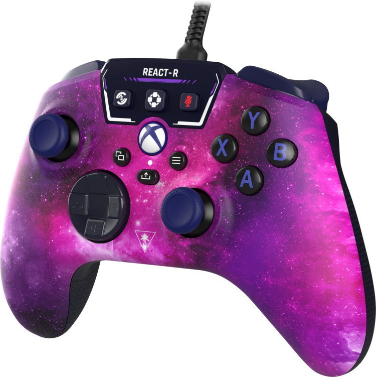Turtle Beach React-R sonisk spilcontroller, Nebula, Xbox / PC