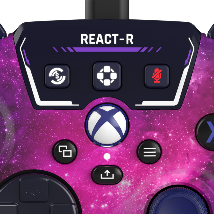 Turtle Beach React-R sonisk spilcontroller, Nebula, Xbox / PC
