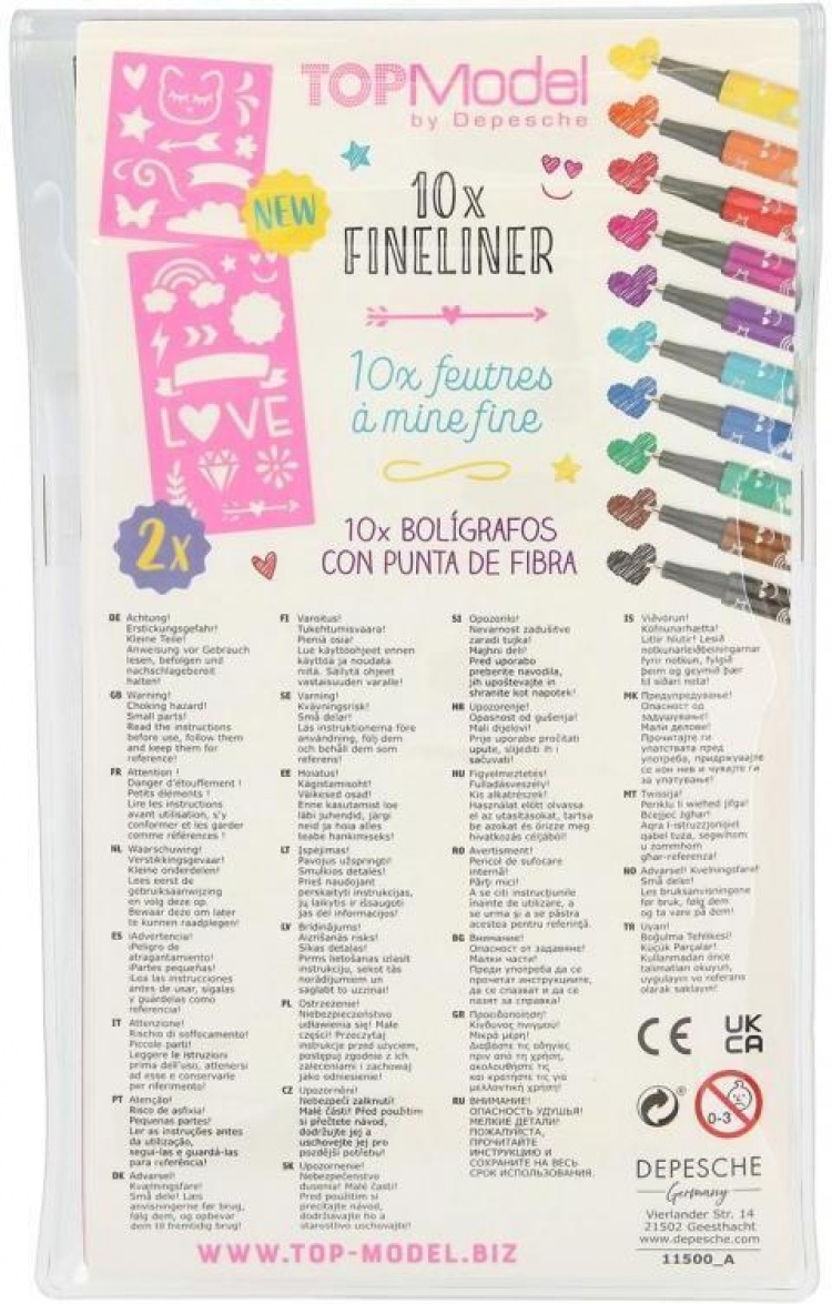 TOPModel Markers med tynd spids