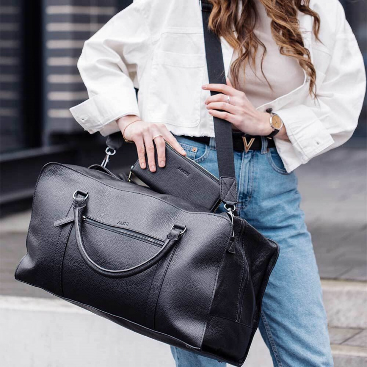 Aarni Weekendtaske, sort