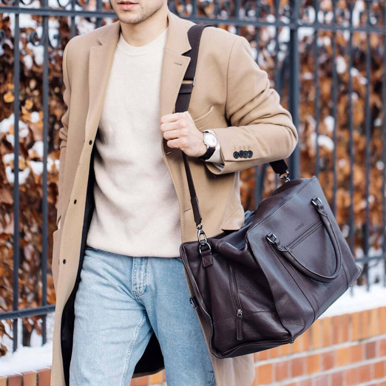 Aarni Weekendtaske, mørkebrun