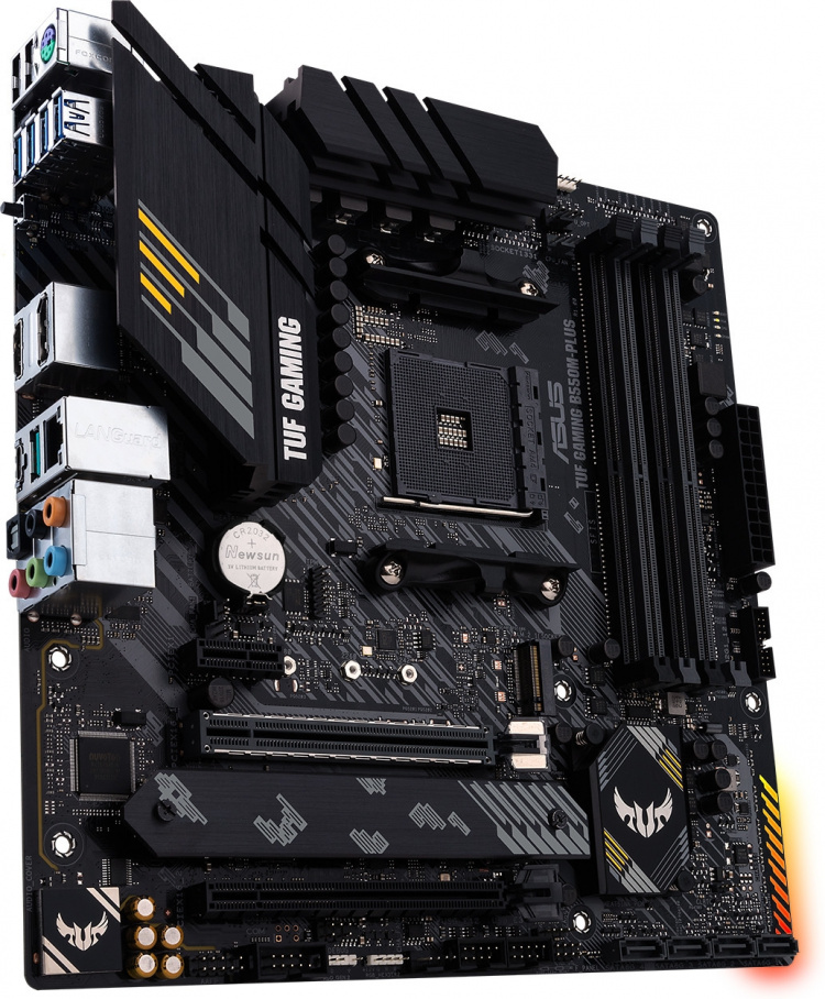 ASUS TUF GAMING B550M-PLUS AM4 microATX-bundkort ASUS TUF GAMING B550M-PLUS AM4 microATX-bundkort