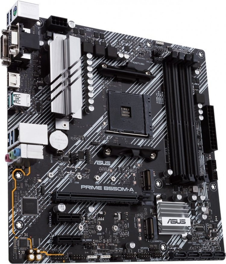 ASUS Prime B550M-A AM4 microATX-bundkort
