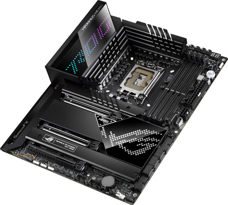 ASUS ROG MAXIMUS Z690 HERO LGA 1700 ATX-bundkort ASUS ROG MAXIMUS Z690 HERO LGA 1700 ATX-bundkort