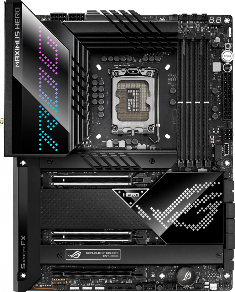 ASUS ROG MAXIMUS Z690 HERO LGA 1700 ATX-bundkort ASUS ROG MAXIMUS Z690 HERO LGA 1700 ATX-bundkort