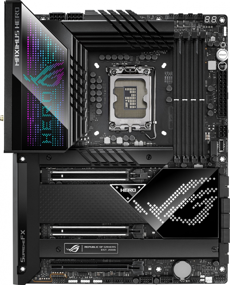 ASUS ROG MAXIMUS Z690 HERO LGA 1700 ATX-bundkort ASUS ROG MAXIMUS Z690 HERO LGA 1700 ATX-bundkort