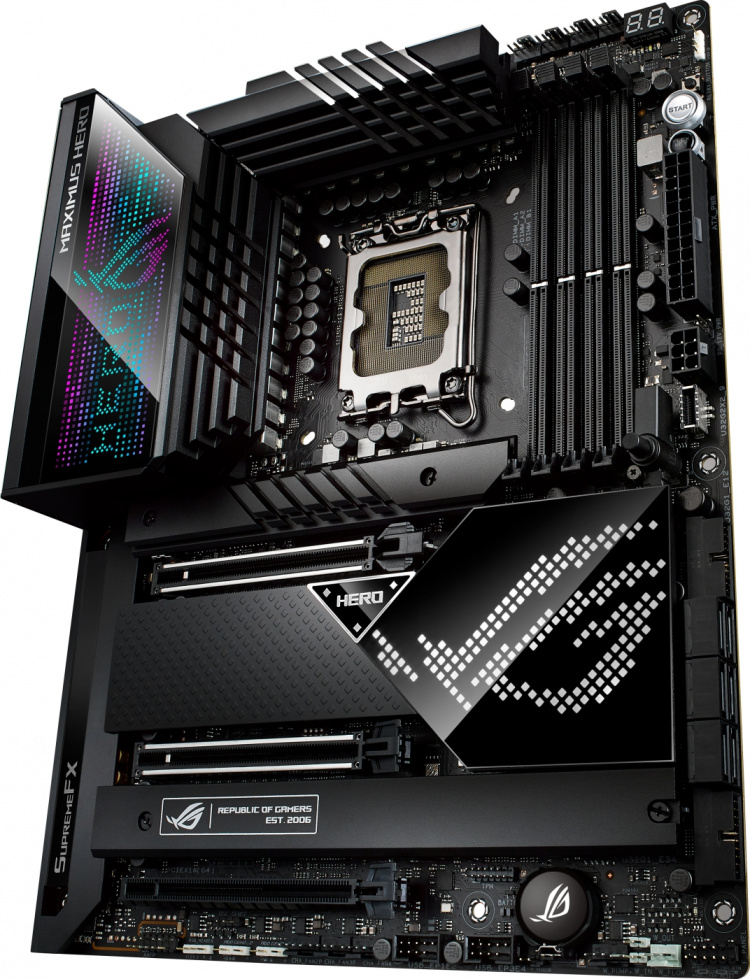 ASUS ROG MAXIMUS Z690 HERO LGA 1700 ATX-bundkort ASUS ROG MAXIMUS Z690 HERO LGA 1700 ATX-bundkort