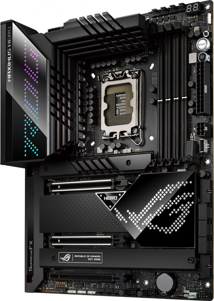 ASUS ROG MAXIMUS Z690 HERO LGA 1700 ATX-bundkort ASUS ROG MAXIMUS Z690 HERO LGA 1700 ATX-bundkort
