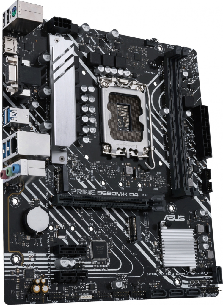 ASUS PRIME B660M-K D4 LGA 1700 mATX-bundkort