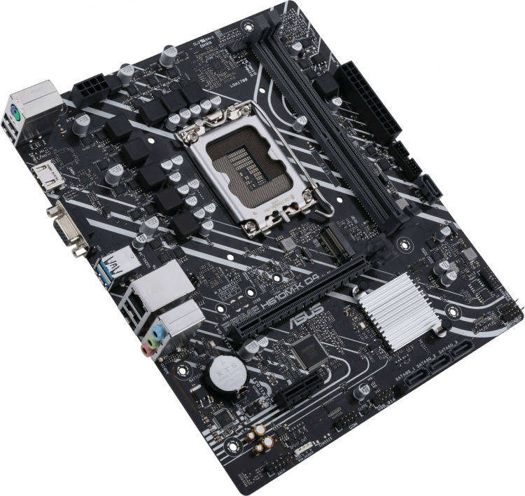 ASUS PRIME H610M-K D4 LGA 1700 mATX-bundkort ASUS PRIME H610M-K D4 LGA 1700 mATX-bundkort