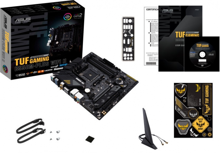 ASUS TUF GAMING B550M-PLUS WIFI II AM4 mikro-ATX-bundkort
