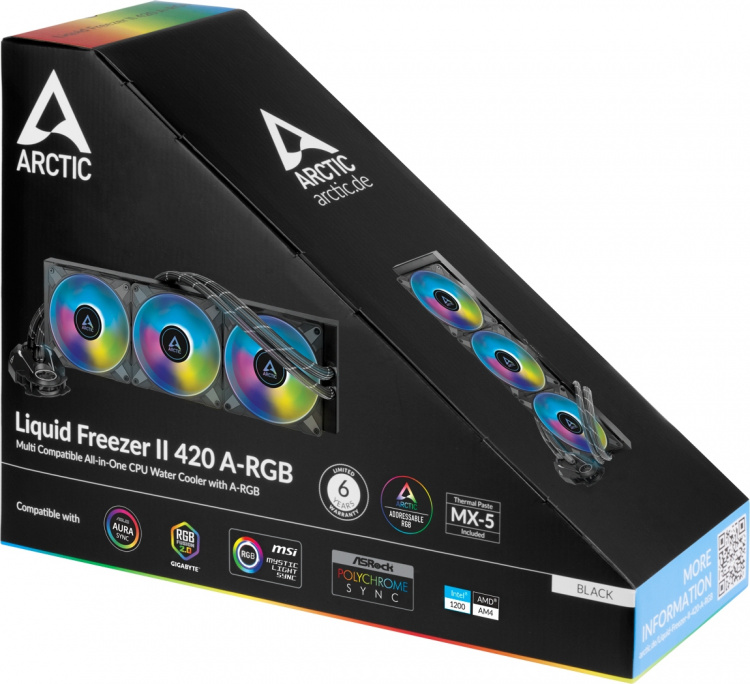 Arctic Cooling Arctic Liquid Freezer II 420 A-RGB væskekølesystem