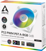 Arctic Cooling Arctic P12 PWM PST A-RGB 0dB blæser, 120 mm, hvid