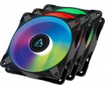 Arctic Cooling Arctic P12 PWM PST A-RGB 0dB Fan Pack, 120 mm, sort, 3-pak