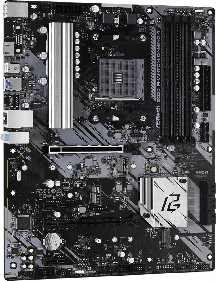 ASRock B550M PHANTOM GAMING 4 AM4 mATX-bundkort