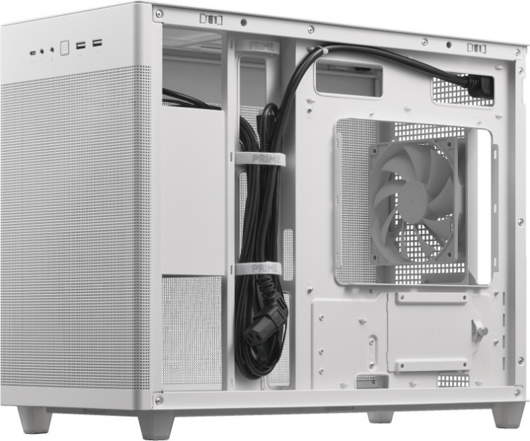 ASUS Prime AP201 Micro-ATX-kabinet, hvid
