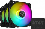 ASUS TUF Gaming TF 120 ARGB PWM-blæser, 120 mm, 3-pak ASUS TUF Gaming TF 120 ARGB PWM-blæser, 120 mm, 3-pak