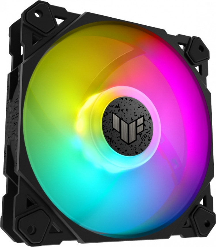 ASUS TUF Gaming TF 120 ARGB PWM-blæser, 120 mm, 3-pak ASUS TUF Gaming TF 120 ARGB PWM-blæser, 120 mm, 3-pak