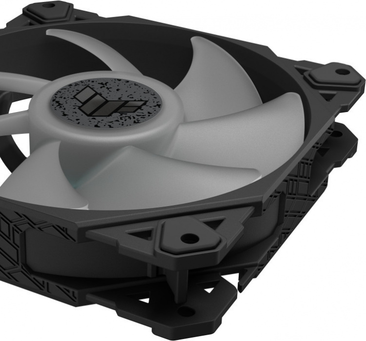 ASUS TUF Gaming TF 120 ARGB PWM-blæser, 120 mm, 3-pak ASUS TUF Gaming TF 120 ARGB PWM-blæser, 120 mm, 3-pak