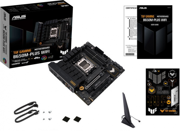 ASUS TUF GAMING B650M-PLUS WIFI mATX-bundkort ASUS TUF GAMING B650M-PLUS WIFI mATX-bundkort