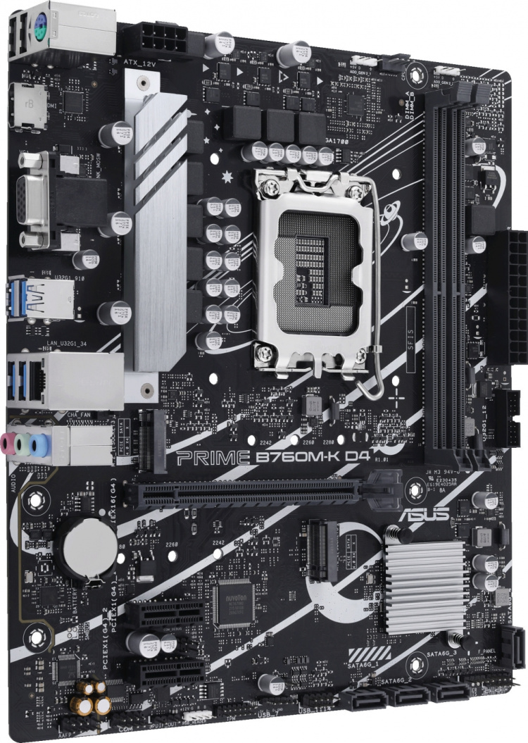 ASUS PRIME B760M-K D4 mATX-bundkort