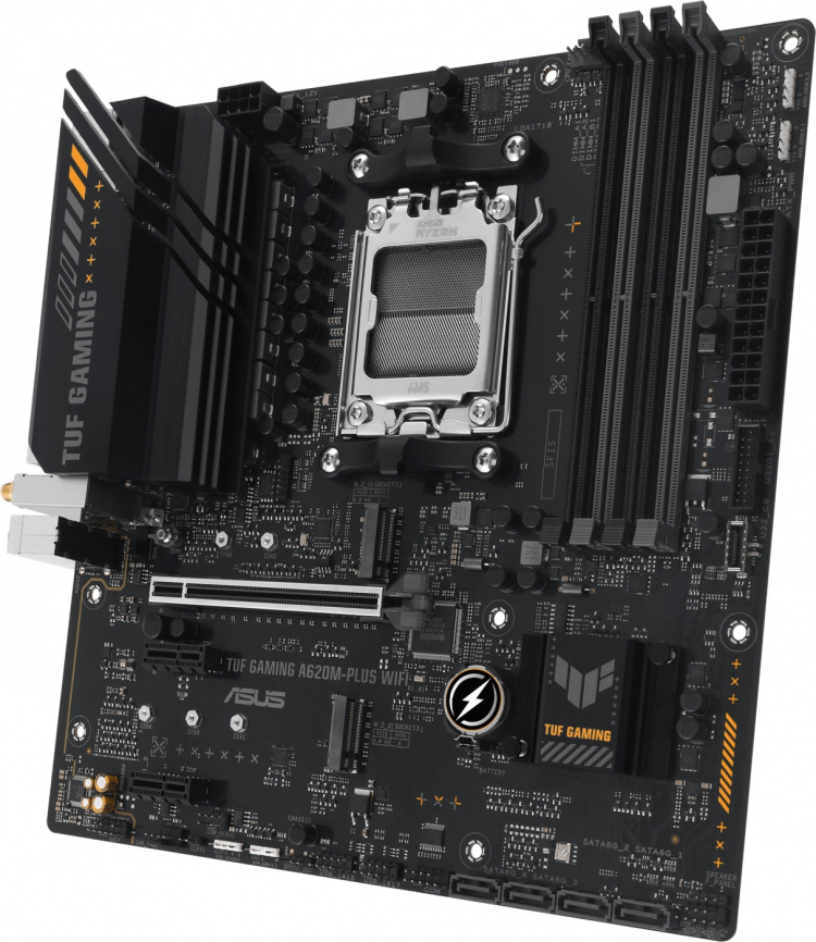 ASUS TUF GAMING A620M-PLUS WIFI mATX-bundkort ASUS TUF GAMING A620M-PLUS WIFI mATX-bundkort