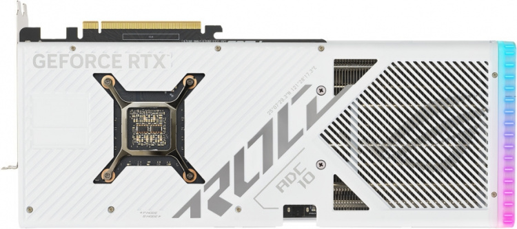 ASUS GeForce ROG-STRIX-RTX4080S-O16G-WHITE grafikkort, hvid