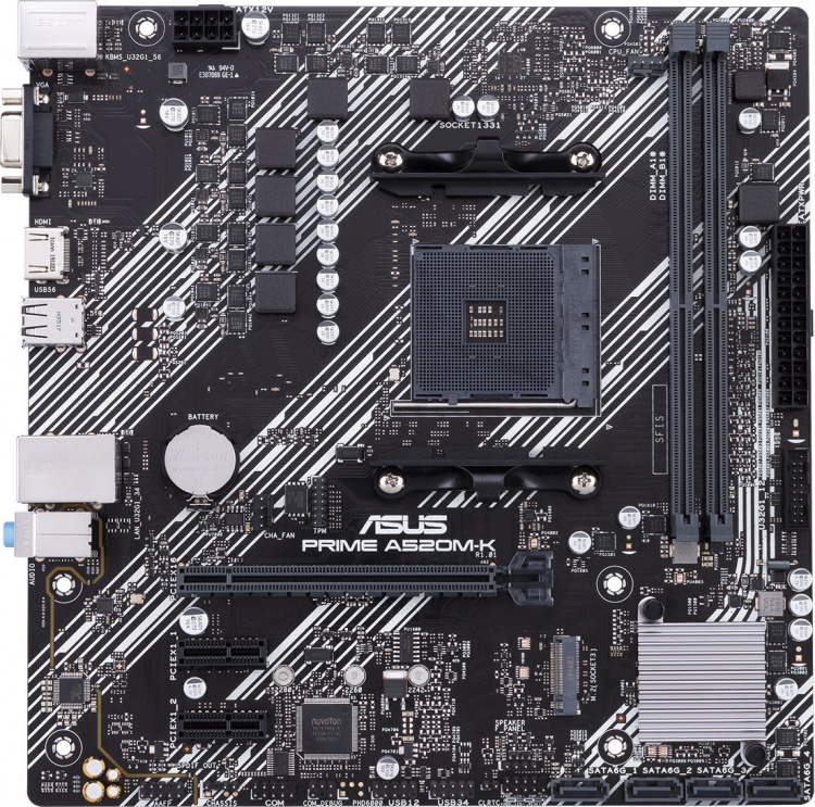 ASUS Prime PRIME A520M-K mATX-bundkort ASUS Prime PRIME A520M-K mATX-bundkort