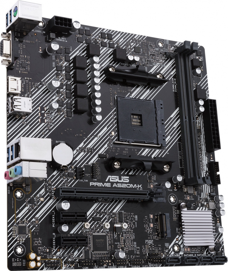 ASUS Prime PRIME A520M-K mATX-bundkort ASUS Prime PRIME A520M-K mATX-bundkort