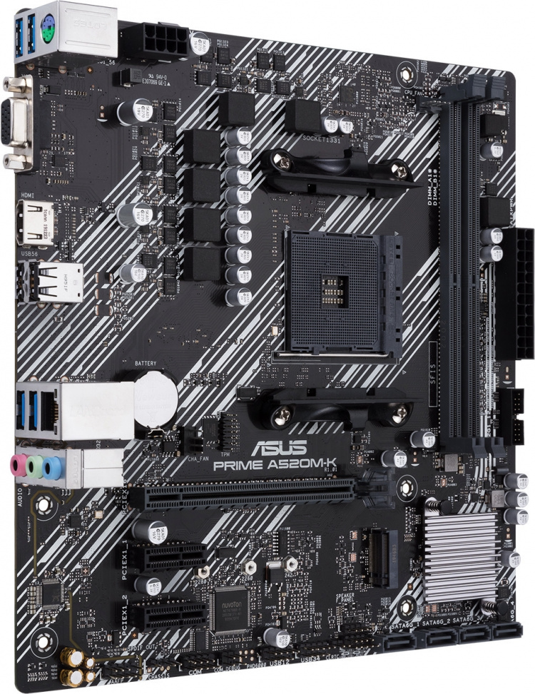 ASUS Prime PRIME A520M-K mATX-bundkort ASUS Prime PRIME A520M-K mATX-bundkort