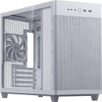ASUS Prime AP201 TG Micro-ATX-kabinet med vindue, hvid ASUS Prime AP201 TG Micro-ATX-kabinet med vindue, hvid