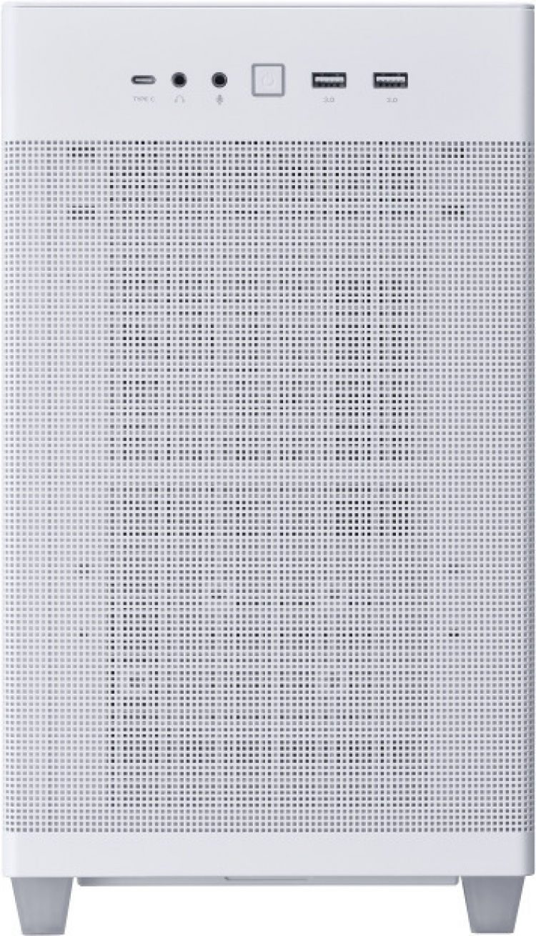 ASUS Prime AP201 TG Micro-ATX-kabinet med vindue, hvid ASUS Prime AP201 TG Micro-ATX-kabinet med vindue, hvid