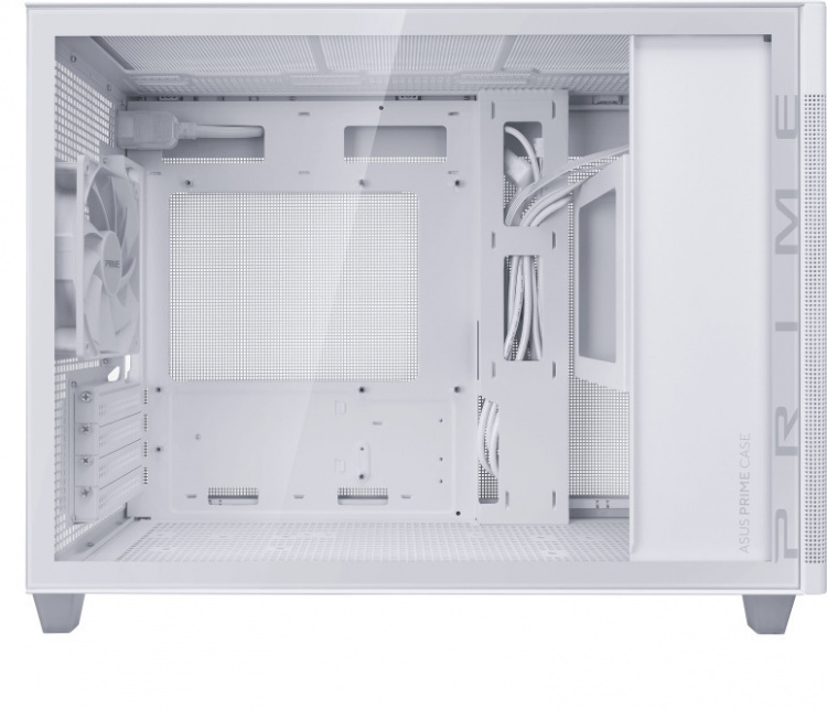 ASUS Prime AP201 TG Micro-ATX-kabinet med vindue, hvid ASUS Prime AP201 TG Micro-ATX-kabinet med vindue, hvid